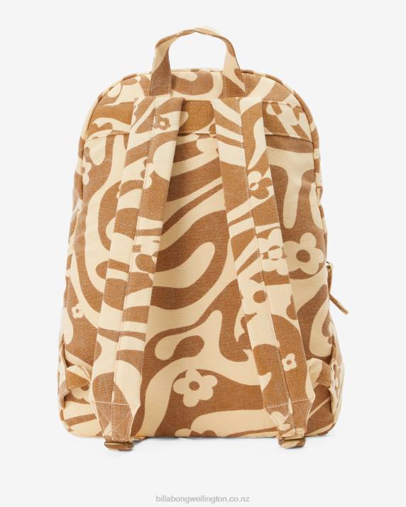 Women Cider Billabong Schools Out Canvas Backpack 80P82446