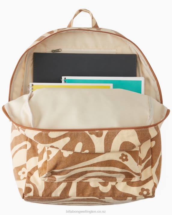Women Cider Billabong Schools Out Canvas Backpack 80P82446
