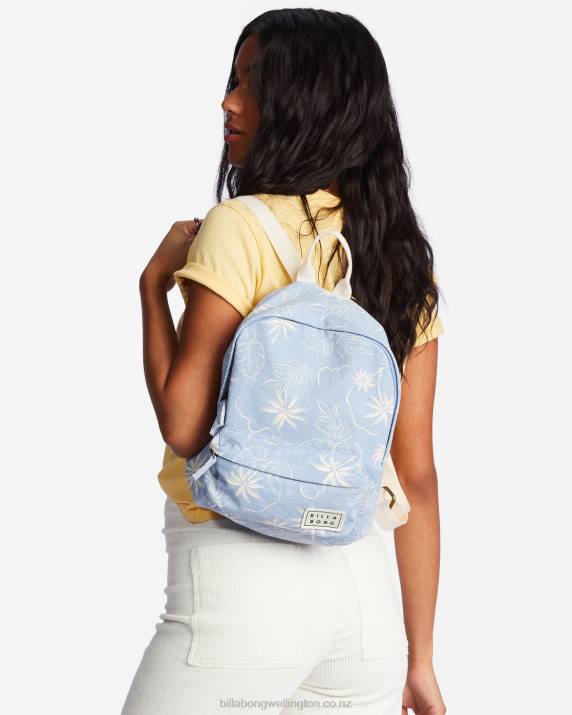 Women Good Tides Billabong Mini Mama Canvas Backpack 80P82455