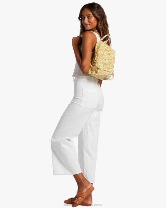 Women Honeybee Billabong Mini Mama Canvas Backpack 80P82397