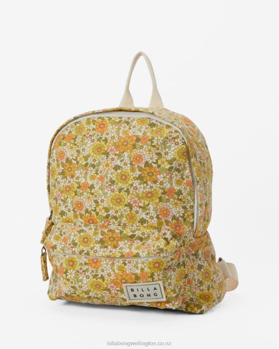 Women Honeybee Billabong Mini Mama Canvas Backpack 80P82397