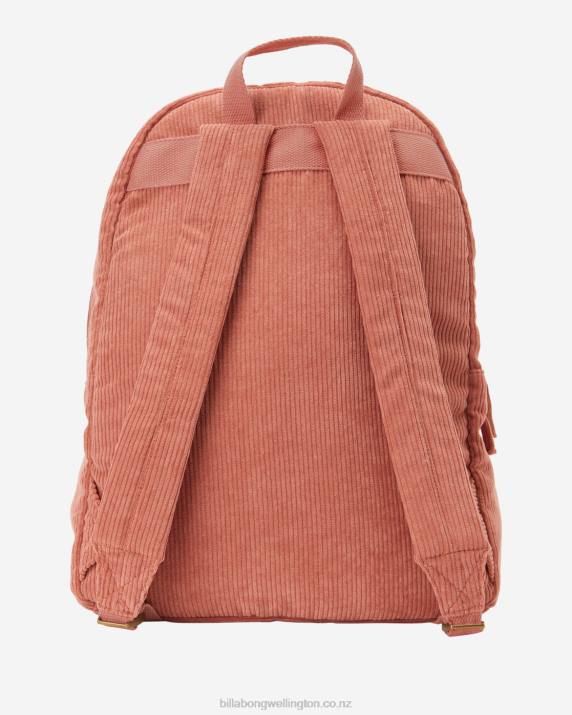 Women Rose Dawn Billabong Schools Out Corduroy Backpack 80P82442