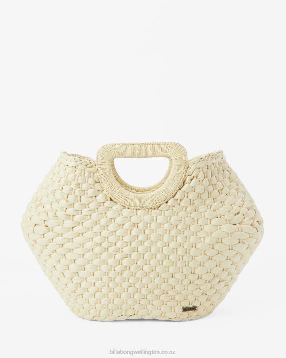 Women Natural Billabong Seaside Straw Bag 80P82408