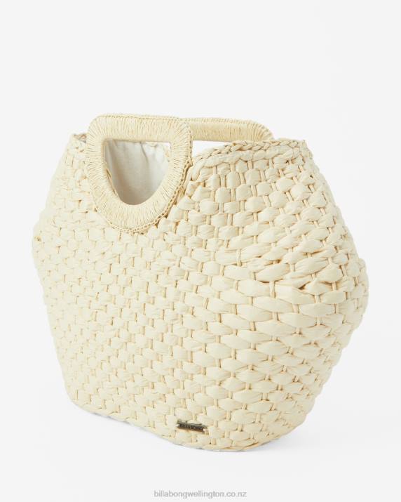 Women Natural Billabong Seaside Straw Bag 80P82408