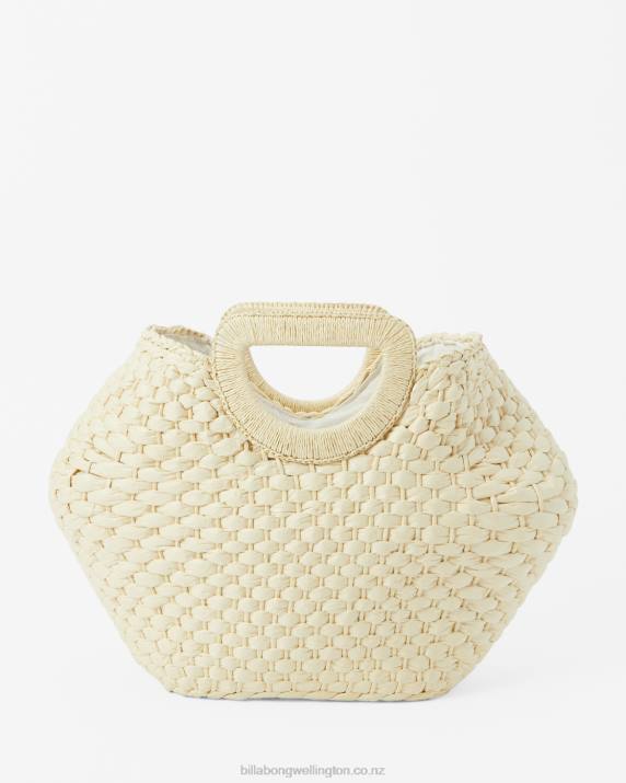 Women Natural Billabong Seaside Straw Bag 80P82408