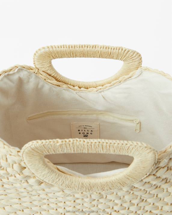 Women Natural Billabong Seaside Straw Bag 80P82408
