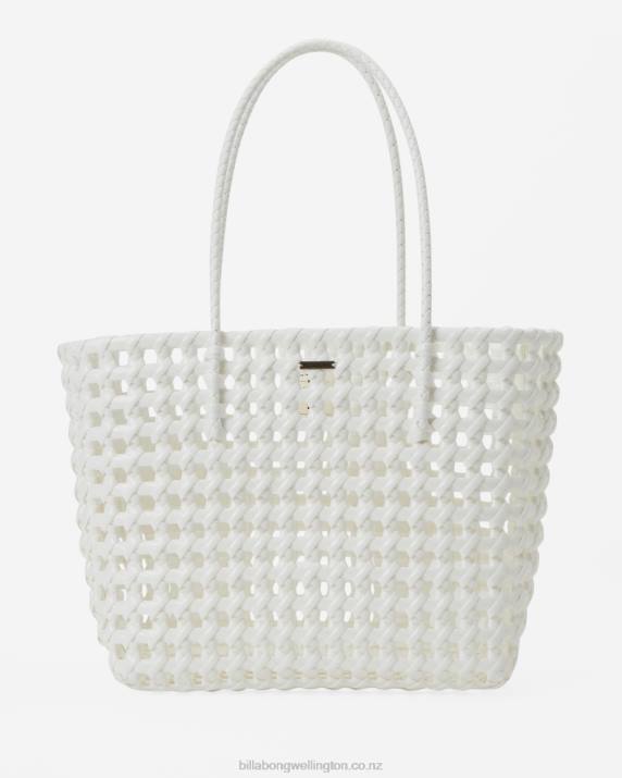 Women Salt Crystal Billabong Bright Side Carry Tote Bag 80P82395