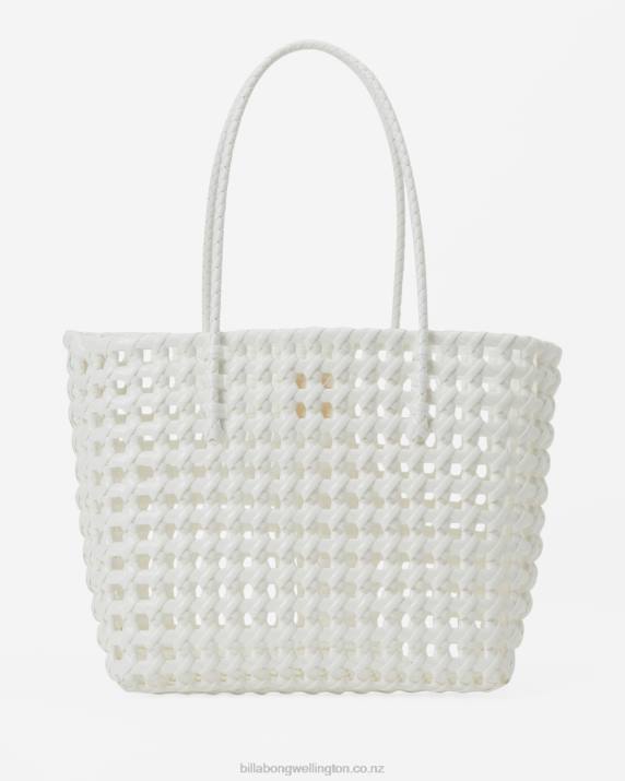 Women Salt Crystal Billabong Bright Side Carry Tote Bag 80P82395