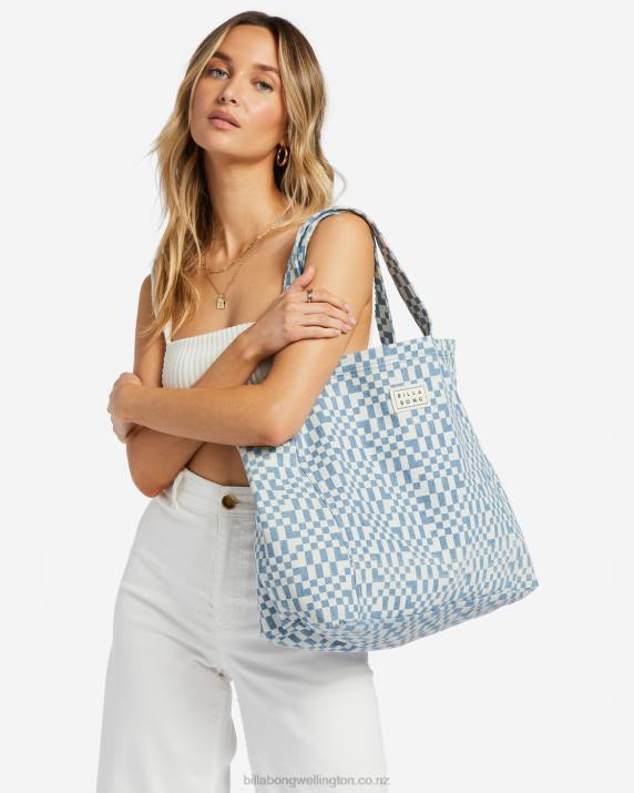 Women True Blue Billabong So Essential Tote Bag 80P82383