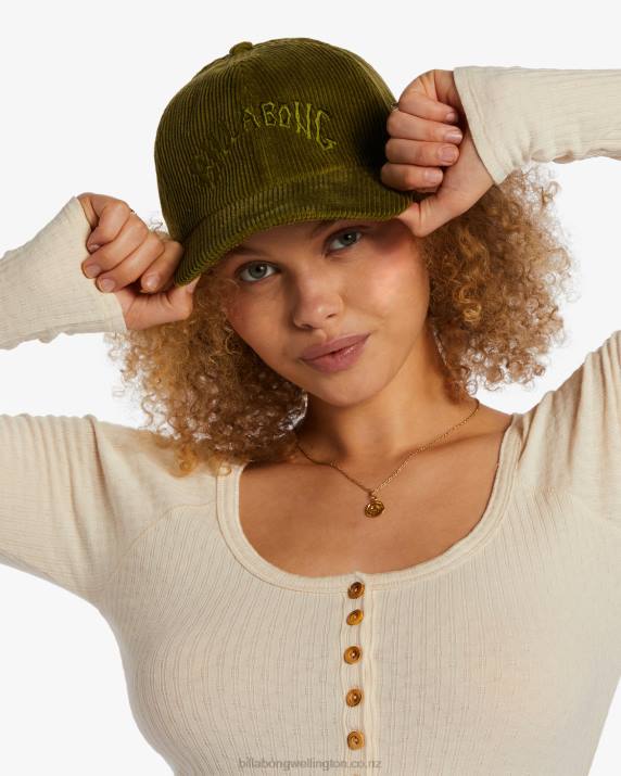 Women Avocado Billabong Dad Cap Strapback Hat 80P82435