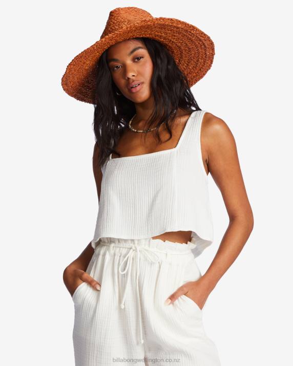 Women Brick Billabong Sea Mist Straw Hat 80P82464