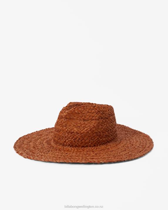 Women Brick Billabong Sea Mist Straw Hat 80P82464