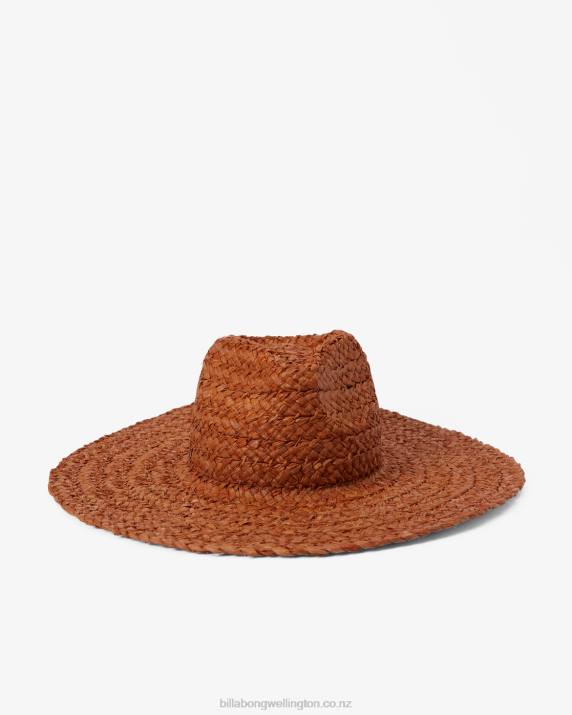 Women Brick Billabong Sea Mist Straw Hat 80P82464