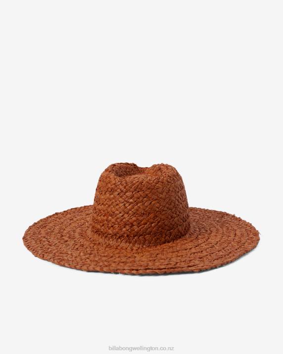 Women Brick Billabong Sea Mist Straw Hat 80P82464