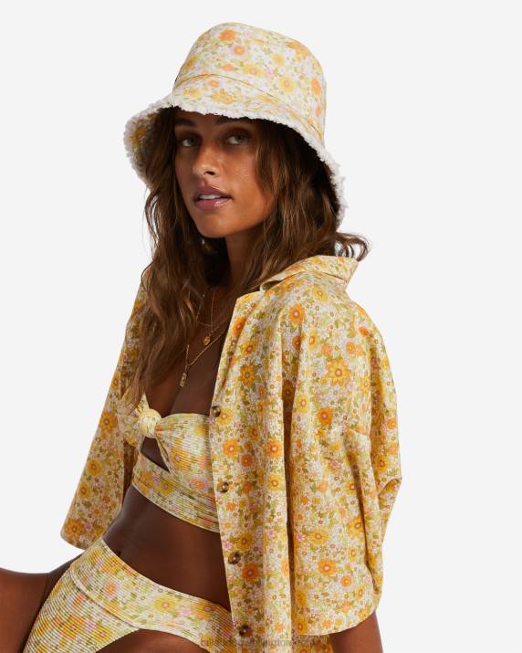 Women Honeybee Billabong Suns Out Bucket Hat 80P82400