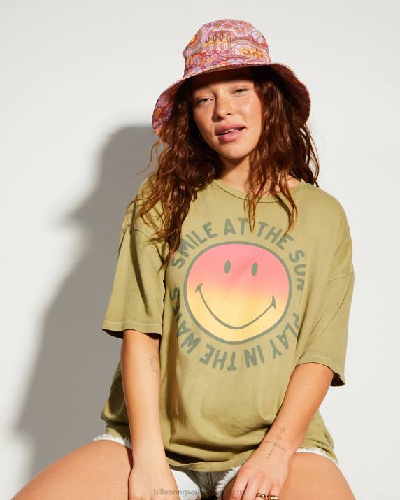 Women MultiBillabong x Smiley Bucket Hat 80P82474