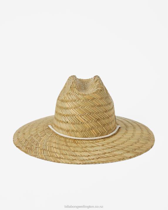Women Natural Billabong New Comer Straw Hat 80P82388