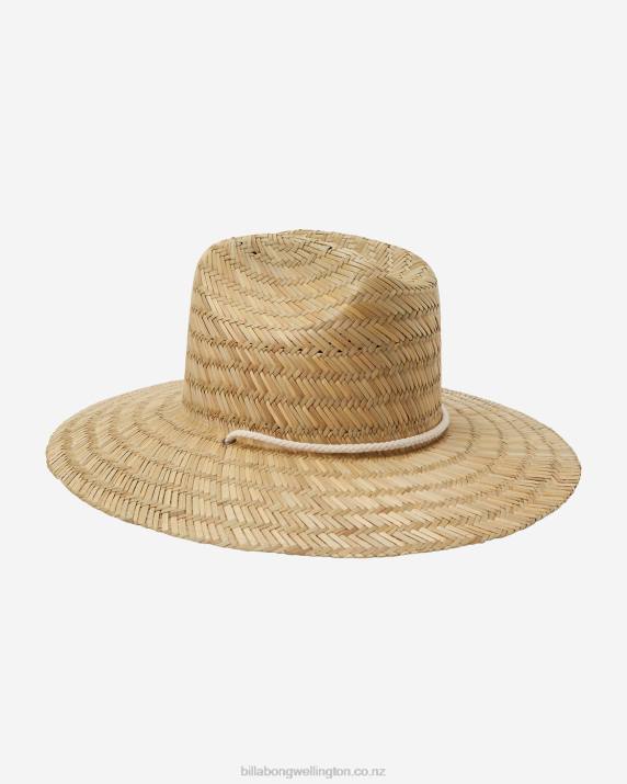Women Natural Billabong New Comer Straw Hat 80P82388