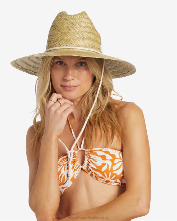 Women Natural Billabong New Comer Straw Hat 80P82388