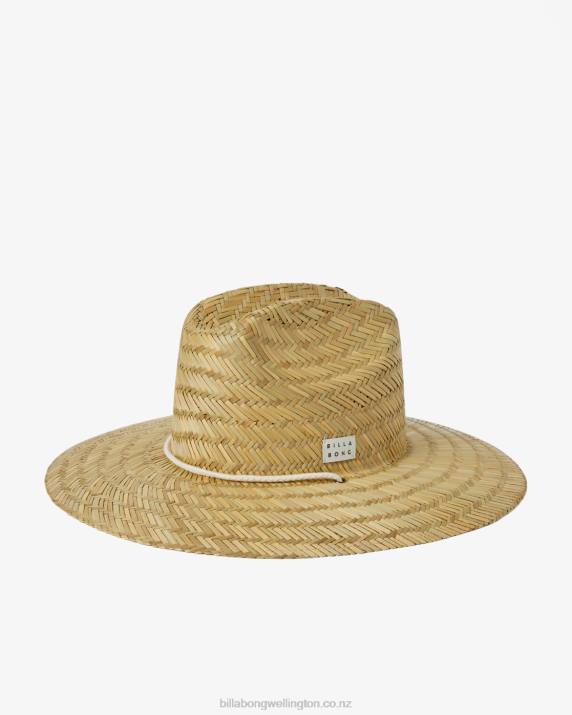 Women Natural Billabong New Comer Straw Hat 80P82388