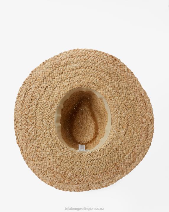 Women Natural Billabong Sea Mist Straw Hat 80P82399