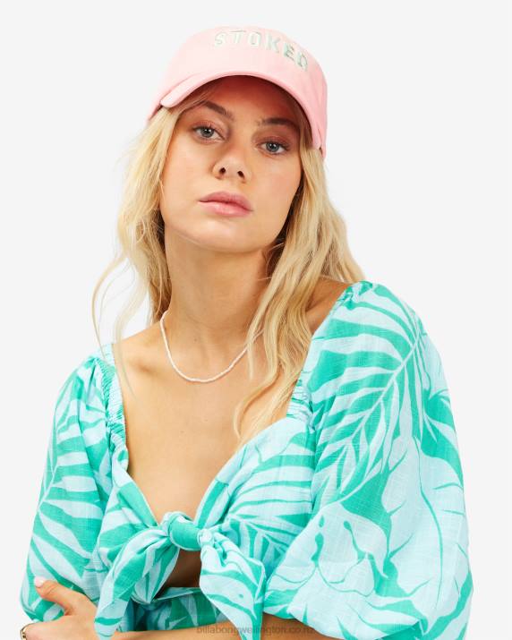Women Pink Sunset Billabong Stoked Dad Hat 80P82480