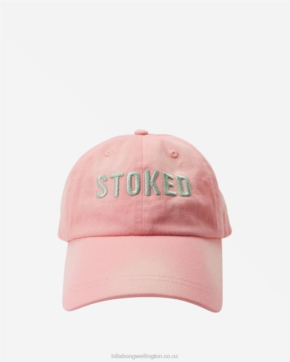 Women Pink Sunset Billabong Stoked Dad Hat 80P82480