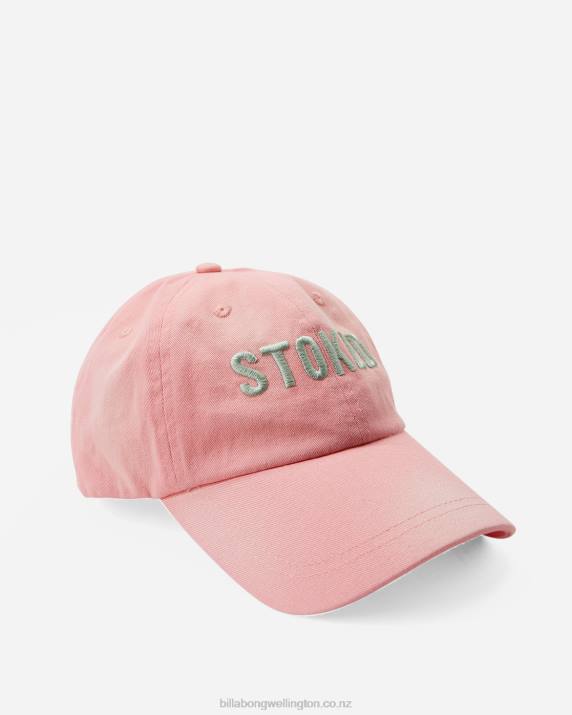 Women Pink Sunset Billabong Stoked Dad Hat 80P82480