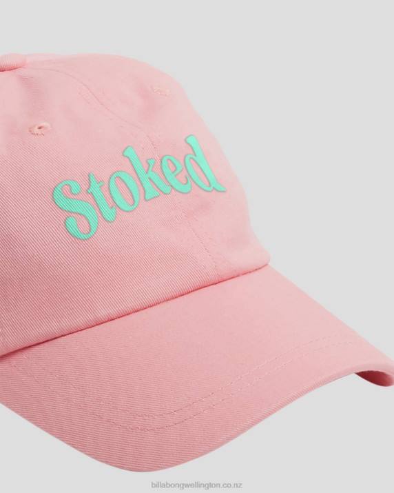 Women Pink Sunset Billabong Stoked Dad Hat 80P82480
