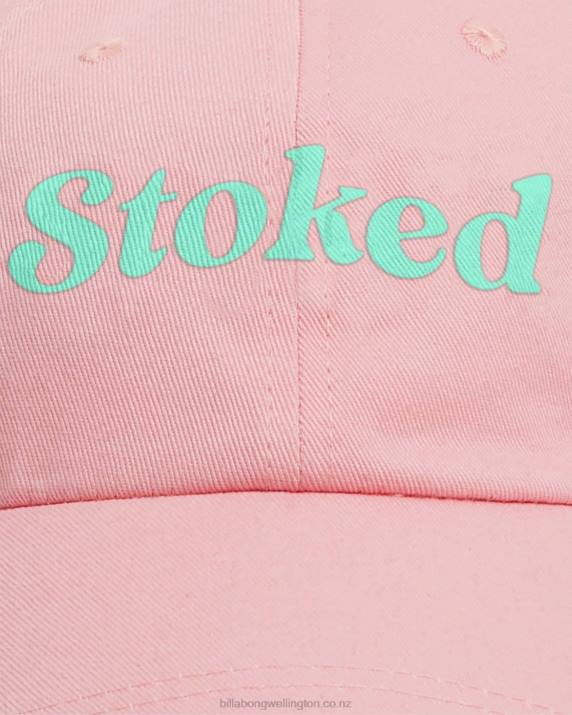 Women Pink Sunset Billabong Stoked Dad Hat 80P82480