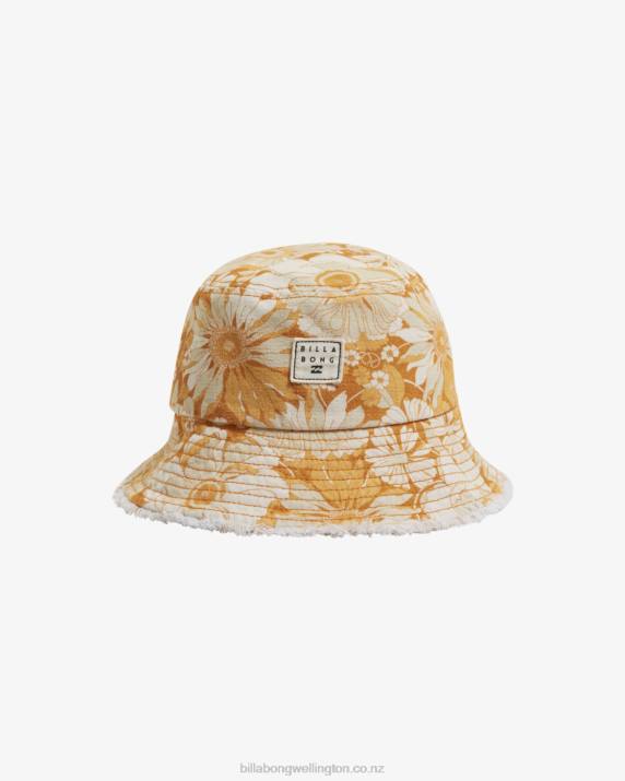 Women Rust Billabong Dalilah Bucket Hat 80P82466