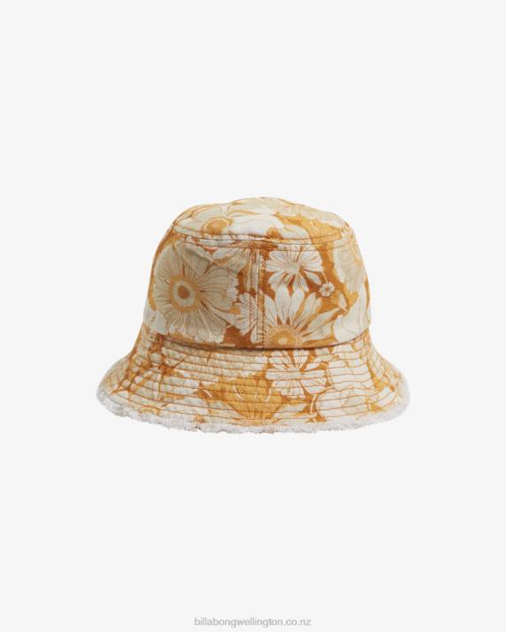 Women Rust Billabong Dalilah Bucket Hat 80P82466