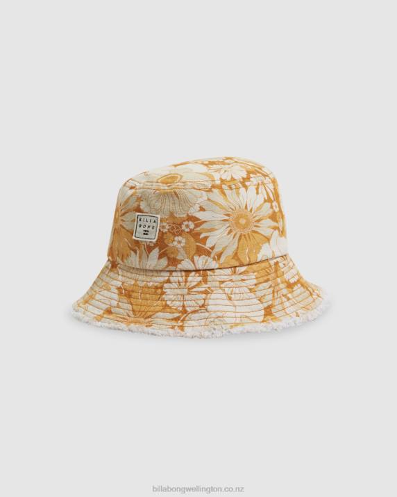 Women Rust Billabong Dalilah Bucket Hat 80P82466