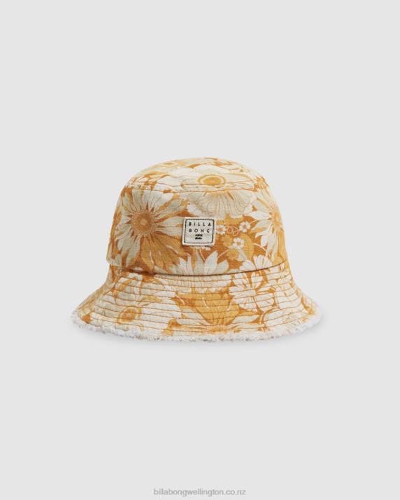 Women Rust Billabong Dalilah Bucket Hat 80P82466