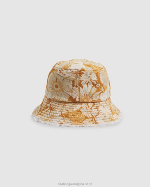 Women Rust Billabong Dalilah Bucket Hat 80P82466