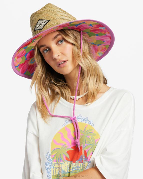 Women Seaside Billabong Tipton Straw Lifeguard Hat 80P82384