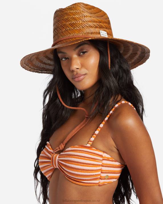 Women Summer Spice Billabong New Comer Straw Hat 80P82387