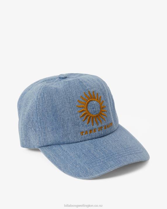 Women True Blue Billabong Dad Cap Strapback Hat 80P82476