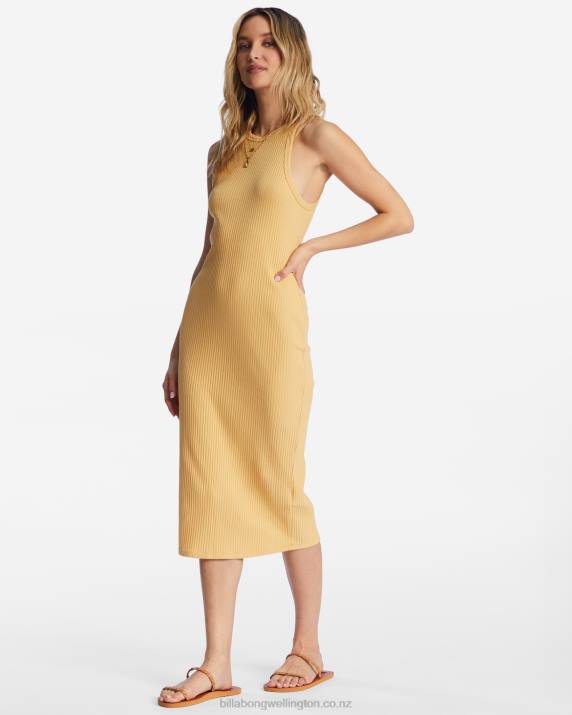 Women Gold Coast Billabong Tomboy Tank Midi Dress 80P82118