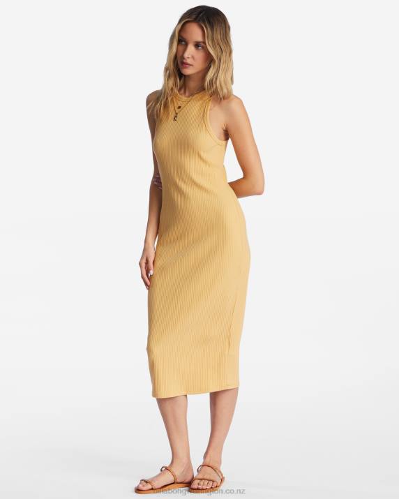 Women Gold Coast Billabong Tomboy Tank Midi Dress 80P82118