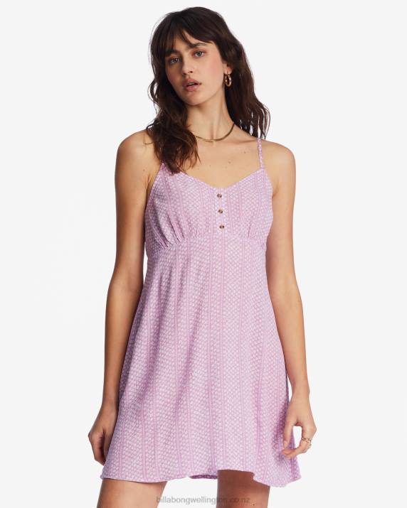 Women Lilac Dream Billabong As If Mini Dress 80P82136