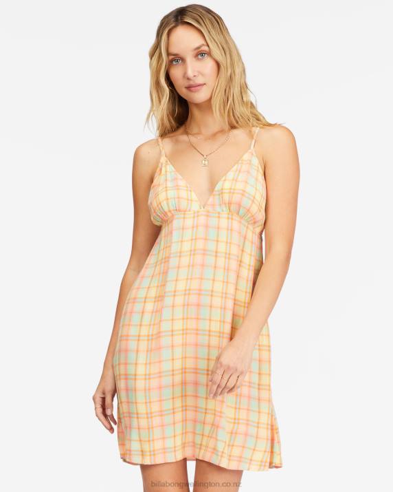 Women Multi Billabong Just Add Sun Mini Slip Dress 80P82375