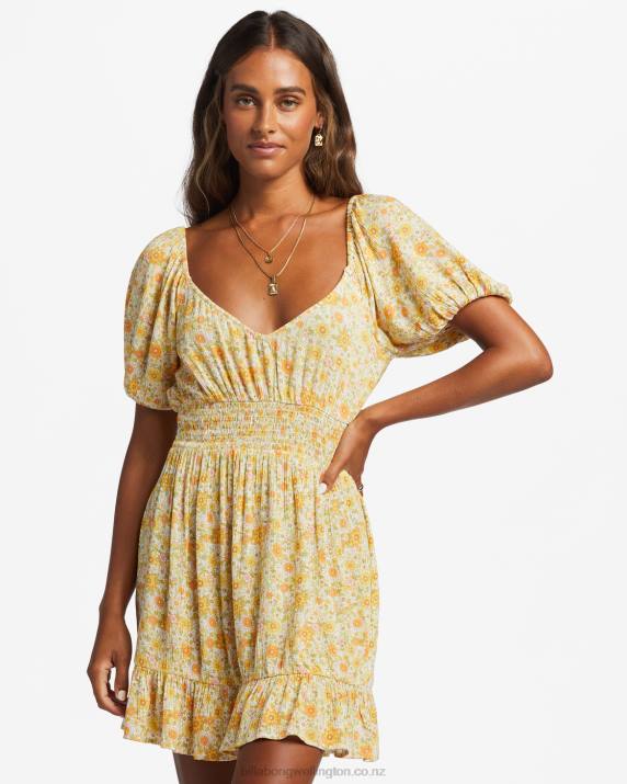 Women Multi Billabong Something Pretty Mini Dress 80P81899