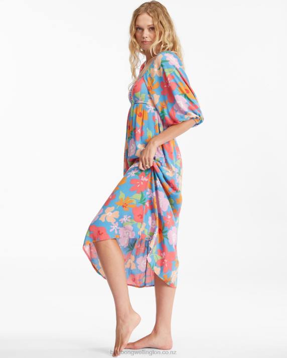 Women Multi Billabong Swept Away Midi Dress 80P82337