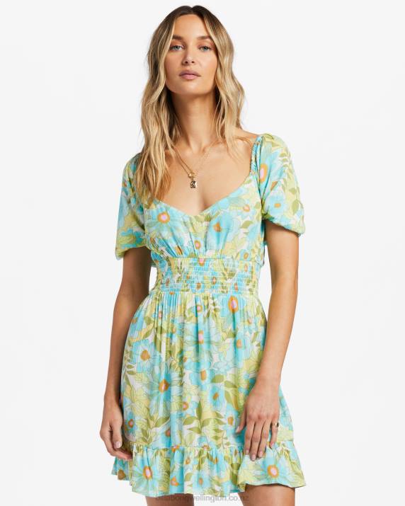 Women Ocean Eyes Billabong Something Pretty Mini Dress 80P81806