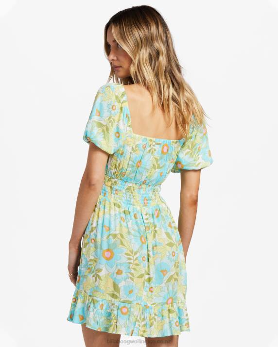 Women Ocean Eyes Billabong Something Pretty Mini Dress 80P81806
