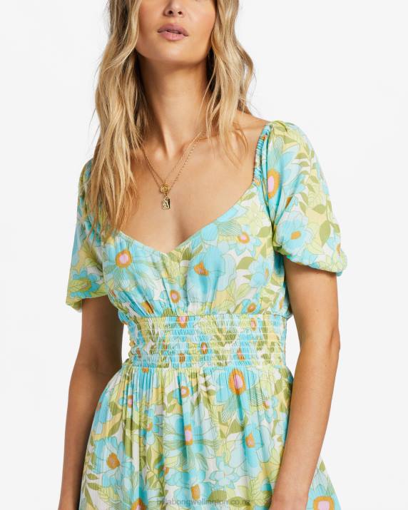 Women Ocean Eyes Billabong Something Pretty Mini Dress 80P81806