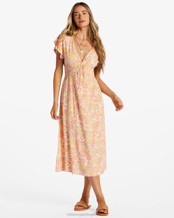 Women Paloma Billabong Picnic Date Midi Dress 80P82039
