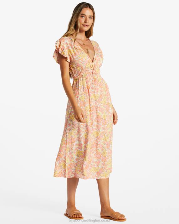 Women Paloma Billabong Picnic Date Midi Dress 80P82039