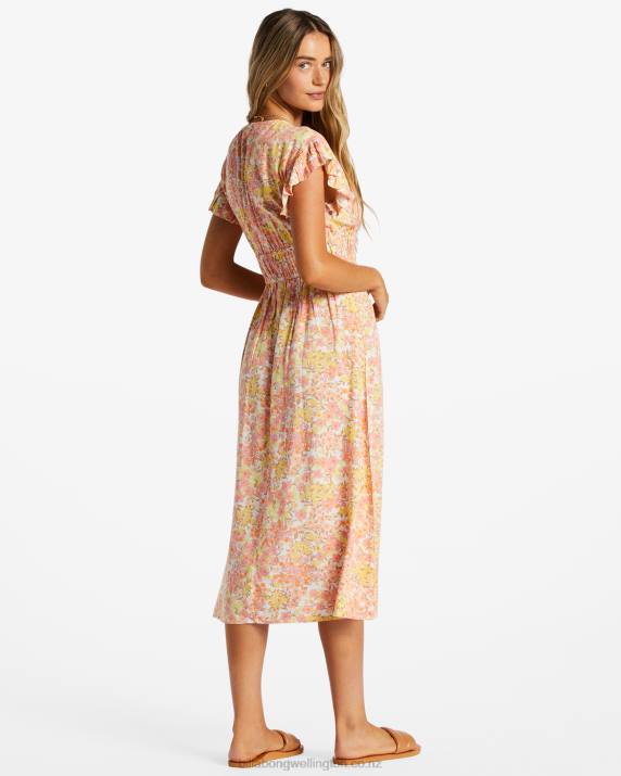 Women Paloma Billabong Picnic Date Midi Dress 80P82039